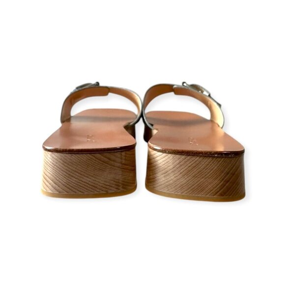 BY FAR Sam Clog Sandals In Silver, Size 41EU New in box - Picture 6 of 14